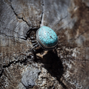 Pastel Blue Hubei Turquoise Ring