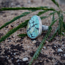 Pastel Hubei Turquoise Floral Ring