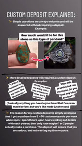 Custom / Hold Deposit