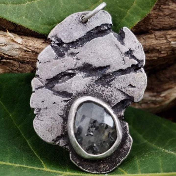 Primal Earth Midnight Quartzite Necklace Black Coyote Jewelry