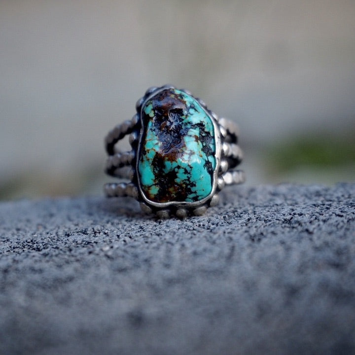 Alacron Nugget Turquoise Ring