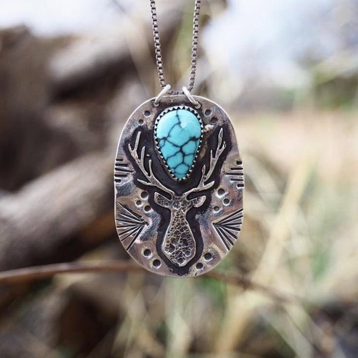 Stag Totem Hubei Turquoise